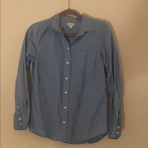 J. Crew Casual Blue Button-Down Shirt